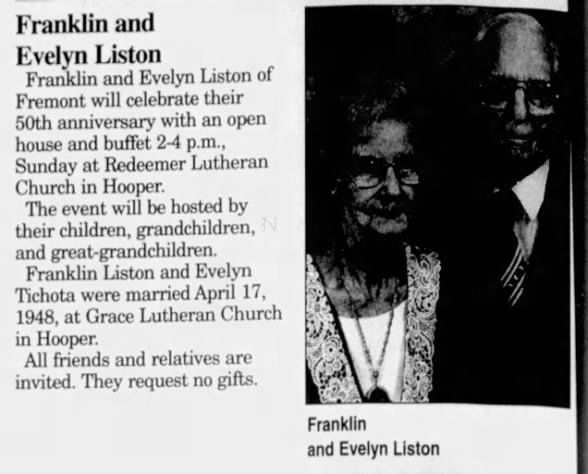 Fremont Tribune 13 Apr 1998 50th Ann